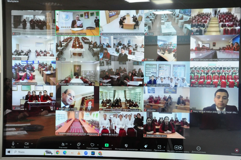 The webinar was conducted through a digital system.